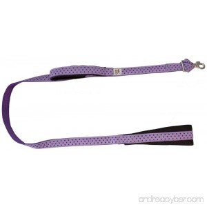 cuteNfuzzy Padded Double Handle Overlay Leash with Snap Design-Warranted - B00ORXKGTQ