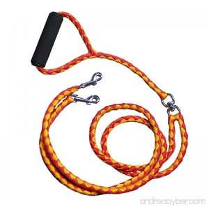 EZ 2 Walk Dual Dog Leash for Small and Medium Sized Dogs with Soft Handle | Walking and Training Leash for Two Dogs | No Tangle - B078YXVK62