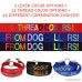 GoTags Personalized Double Dog Leash. Easy to Control (Duo) Dog Coupler for 2 Dogs. Custom Embroidered Dog Leads For Large and Small Dogs. - B01EVPH1XS id=ASIN