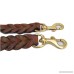 Soft Touch Collars - Leather Braided Coupler Dog Leash - For Walking Two Dogs - B01JK1ZUX6