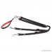 WagSafely Two Dog Tangle-Free Reflective Dual Leash - B01N0FY4HJ