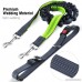 1Stage Dog Leash with Two Soft Handles for Walking Running Jogging Small Medium Large Dogs - B0784N5P1P