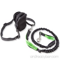 Appleton Pet Care Hands-Free Adjustable Dog Leash for 48-Inch Waist with Attachable 2-Pocket Zipper Pouch - B01BJ1WPSS