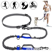 ARW Hands Free Leash  2 Dog Leashes & Adjustable Waist Belt with Shock Absorbing Bungee up to 150 lbs Leash for Medium Large Dogs - B07DV8GXRB