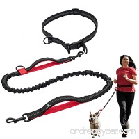 Chunky Paw-Hands Free Dog Leash with Comfortable Padded Handles & Adjustable Waist Belt(Fits Up To 48''Waist)  4ft Durable Bungee Waist Leash for Running Walking Hiking Training for up to 150 lbs Dogs - B07FCVQ4KW