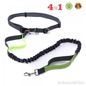 Dog on Leashes Walking Running Dogs Hands Free Bungee Dog Leash Dog at Belts with Bungee Reflective - B0762F74NR