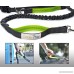 Golden Tail Premium Hands Free Dog Bungee Leash Set - 4ft Dual Handle for Walking Running Biking and Hiking with Your Pet - Accessories Waist Belt Pouch w/ Poop Bag Roll Included - 3 Years Warranty - B01INX0R2G