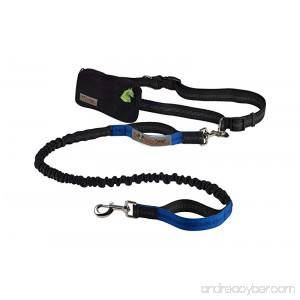 Hands Free Dog Leash for Running Walking Hiking Durable Dual-Handle Bungee Leash Reflective Stitching 4-Foot Long Adjustable Waist Belt (Fits up to 42 waist) - B06XX5R25H