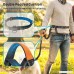 iSPECLE Hands Free Dog Leash Dog Running Leash with Dual Bungees for Dogs Double Padded Reflective Waist Leash Retractable Strong Adjustable Waist Belt for Running Walking up to 150lbs Large Dogs - B07BFVHR9W