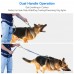 MFW 5-in-1 2017 NEW Hands-free Dog Leash 3 Handles for Extra Control Dual Shock Absorbing Bungees for Medium Large Dogs up To 180 lbs Phone Holder and Dog Treat Pouch Included - B07147HKJB