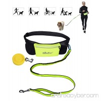 Odocat Hands Free Dog Leash for Walking  Jogging  Running with Shock Absorbing Bungee Adjustable Waist Belt Waterproof Zippered Pocket Foldable Travel Dog Bowl Ideal for Medium to Large Dogs - B078N35GZK