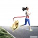 QBLEEV Hands Free Dog Leash with 2 Pockets for Running Walking Hiking Retractable Bungee Reflective Stitching 6-Foot Long Adjustable Waist Belt (Fits up to 31.5-40 waist) - B075CJ2QP6