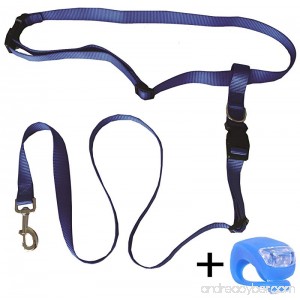 Running Dog Leash Hands Free – Including LED Light. Great for Walking Running Biking and Jogging. - B00DXN4QWE