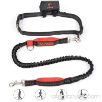 SPLAKER Hands Free Dog Leashes - for Running Walking or Jogging 4 FT for Up to 150 lbs Dogs Color: Black+Red Model:GSA002 - B07D1HR44N