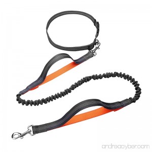 Topperone NEW Running Fairwin Leash - Hands Free Dog Leash－Walking & Hiking & Training(Orange and Brown) - B06XKV11RH