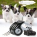16.4FT Retractable Dog Leash Walking Leash for Small Medium Large Dogs Durable Nylon Tangle Free One Button Brake and Lock Comfortable Handle Durable Dog Leash with Free Waster Bags - B073175641
