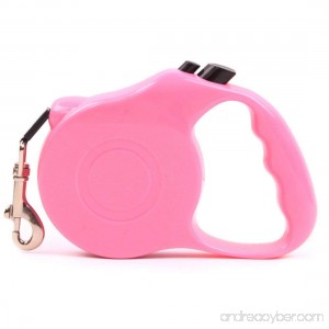 3M Retractable Pet Cat Puppy Dogs Leash Extending Puppy Walking Leads Pink - B073WV4B1D