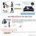 DiDaDi Automatic Retractable Dog Leash Extendable Traction Rope Pet Lead with Detachable Waste Bag Dispenser & Break Button with Lock for Puppy Pet Dog Cat Training Walking - B0792513X4