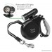 Gimilife 16ft Retractable Dog Leash with Detachable Flashlight LED Torch For Small Medium Large Pets- ABS Nylon TPE - B01DBHWZK6