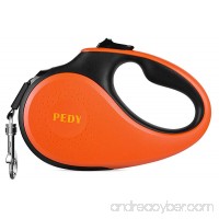 Pedy Retractable Dog Leash  Patented 360°Tangle-Free Heavy Duty Reflective Dog Walking Leash With Anti-Slip Handle; 16 ft Strong Nylon Tape/Ribbon; One-Handed Brake  Pause  Lock - B07BY7F79X