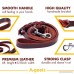 AGEELS 48HOUR SALE! Leather Dog Leash Brown 6 foot x 5/8 Inch - Walking Training Leads Best for Small Medium Large Dogs - B076GXWT95