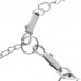 COSMOS Extra Fine Chain Pet Dog Puppy Leash Training Lead Chain Dog Collar with Nylon Handle and Swivel Hook - B01L6W59HE