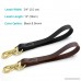 Fairwin Leather Short Dog Leash 12/16 - Short Dog Traffic Lead Leash for Large Dogs Training and Walking (Width: 3/4) - B01CP7YB14