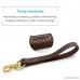 Fairwin Leather Short Dog Leash 12/16 - Short Dog Traffic Lead Leash for Large Dogs Training and Walking (Width: 3/4) - B01CP7YB14