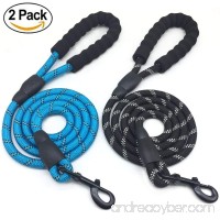 Mycicy 6 FT Reflective Dog Leash  Comfortable Padded Handle and 6 Strand Rope Braided Heavy Duty Dog Leash Pets Training Leash Lead for Medium and Large Breeds - B07DN94W67