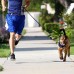 SHINE HAI Retractable Dog Leash 16ft Dog Walking Leash for Large Medium Small Dog Up to 110lbs Break & Lock System Reflective Ribbon Cord Black - B01NCMP3OX