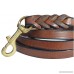 Soft Touch Collars - Leather Braided Dog Leash - B01IUC7M9G