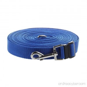 TOOGOO(R) Blue 50ft/15m Long Dog Pet Puppy Training Obedience Lead Leash - B00O2MAEIU