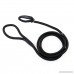 UEETEK 150cm Durable Pet Dog Training Leash Adjustable Nylon Loop Slip Lead Traction Rope(Black) - B076H34XT4