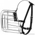 BronzeDog Metal Wire Basket Dog Muzzle Great Dane Leather Adjustable Large - B072MFJHHF