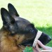 BronzeDog Wire Basket Dog Muzzle German Shepherd Metal Leather Adjustable - B06XHN5757