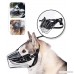 Lmlly Dog Muzzle Adjustable Metal Mask for Anti-Bite Wire Leather Strong Basket Breathable Safety Protection Cover for Medium/Large Pets - B077GRR6N4