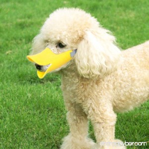Pawliss Dog Mouth Cover Duck Mouth Shape Anti-bite Muzzle - B017EP7BXW