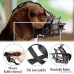 W&Z Soft Silicone Training Dog Muzzles - Anti Biting Barking Chewing Dog Mouth Cover - Breathable Basket Mask Shape with Adjustable Strap for Small Medium Large Dogs - B07BQJW6X3