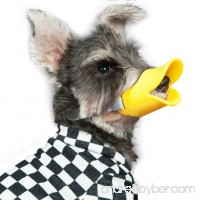 WORDERFUL Anti Bite Duck Muzzles Dog Mouth Cover Duck Mouth Shape Anti-called Muzzle Masks Pet Mouth Bite-proof Mask - B077BRT5MQ