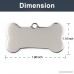 Amlion Engraved Dog Tags Personalized Custom Dog Cats Tags Stainless Steel Pet Id Tags Double-Sided Engraved Bone Rectangle Round Heart Shape - B07BRCNXXB id=ASIN
