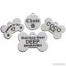 Stainless Steel Custom DEEP Engraved Pet ID Tags Personalized Front and Back Dog Tags for Dogs and Cats - B0768LXG9Z id=ASIN