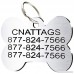 Stainless Steel Pet ID Tags Dog Tags Personalized Front and Back Engraving - B01B0BSN0G id=ASIN