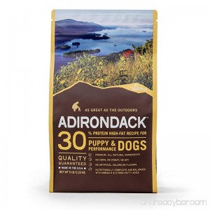 Adirondack Pet Food 30% Protein High-Fat Recipe For Puppy & Performance Dogs - B00VTQ8OBG