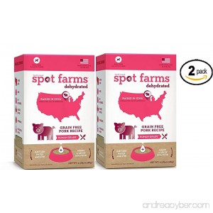 Spot Farms Dehydrated Human Grade Dog Food Grain Free Pork 3.5 Pound (44297F60DF708C2) - Pack of 2 - B07G1HHRQH