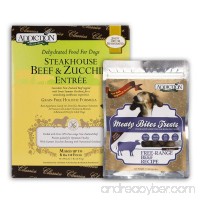 Steakhouse Beef & Zucchini Entrée (Dog) 2lbs / Meaty Bites 4oz Bundle - B07848T96J