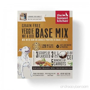 The Honest Kitchen DEHYDRATED GRAIN-FREE VEGGIE NUT & SEED BASE MIX - B018OI4W3U
