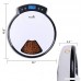 Automatic Cat Feeder Automatic Pet Feeder with 5 Meal Trays Timed Cat Feeder Programmable Food Dispenser for Cats and Medium Dogs - B073ZCT85M