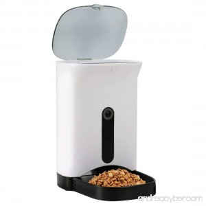 Automatic Smart APP Pet Feeder for Dog or Cat Automatic APP Feeder Smart Feeder Automatic Pet Feeding with Your Phone - B01LEV1ZW0