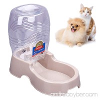 BOBO Pet Automatic Replenish Gravity Waterer Pet Cafe Cat Drink Bowl Bottle Dish for Cats/Dogs –1/4 gal(black) - B01NCR5313