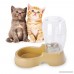 Cat Water Dispenser TIOVERY Automatic Pet Cafe Pet Waterer Food Dish Bowl Feeder Tray for Dogs and Cats - B01M04OE50